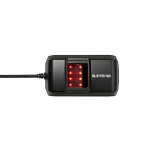 Xperix BioMini Slim 3 fingerprint scanner with red LED sensor light