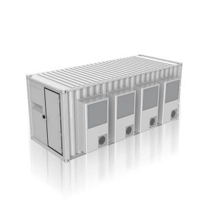 AgileCUB container micro data center distributed by ScreenCheck Saudi with integrated racks, cooling, UPS & fire safety for high-performance IT.