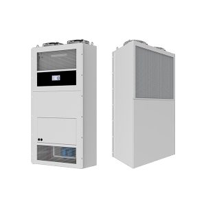 Wall Mount Package DX cooling unit with inverter compressors and EC fans for space-saving data center climate control – ScreenCheck Saudi distributor.