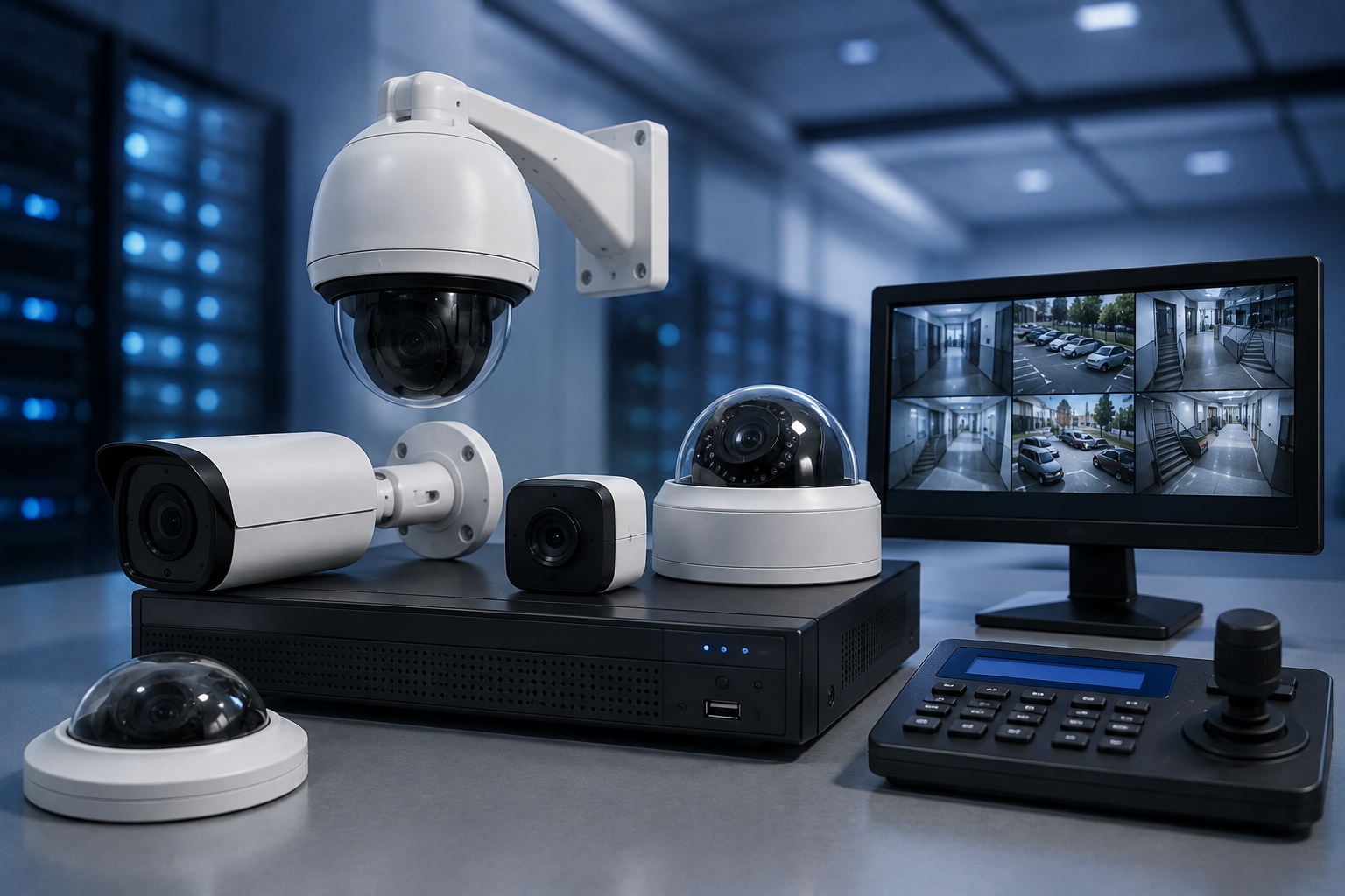 CCTV cameras and recording equipment for maintenance services in Saudi Arabia