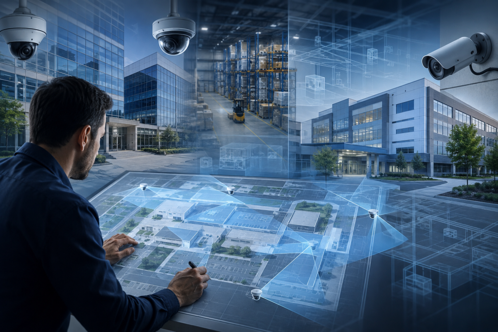 CCTV surveillance planning for commercial and industrial facilities in Saudi Arabia